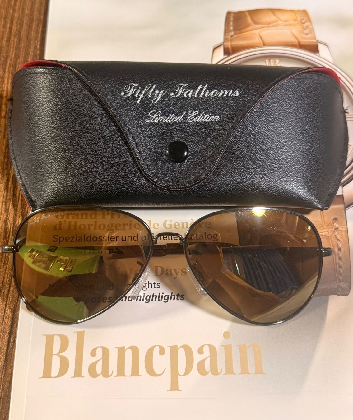 Blancpain Orologi: Blancpain Sonnenbrille – Difettoso da Horw venduto da Richmond_Watches