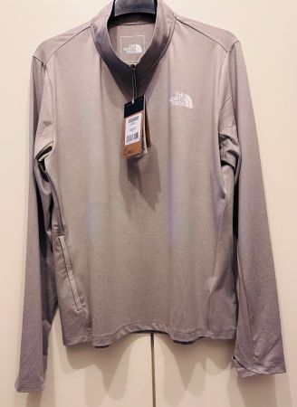 NORTH FACE Women’s Relaxed 1/2 Zip Top, mineral grey, XL