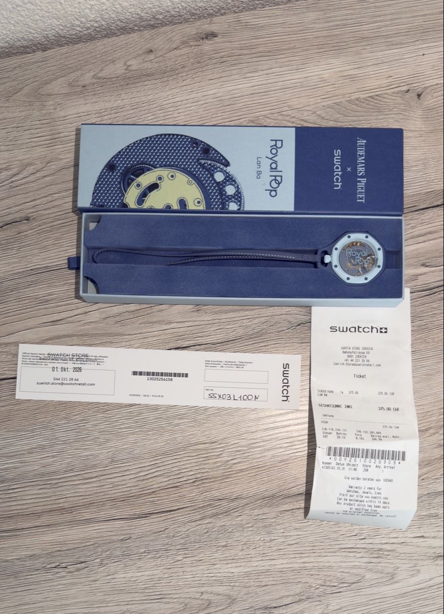 Swatch Montres: Royal Pop Lan ba Swatch x AP – Neuf (Voir description) à Glattpark(Opfikon) par SoniaMaccarrone 1