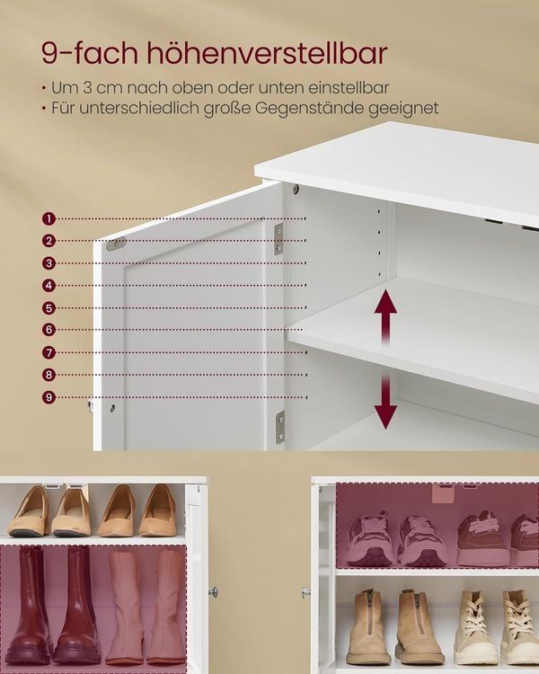 Schränke: Schuhschrank Schuhregal EROSION – Neu und originalverpackt aus Lachen SZ von MAMORU-MOEBEL 4