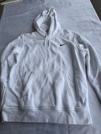 Sweat à capuche blanc Nike
