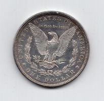 (1560) USA, 1 Dollar 1880 ohne MZ, stgl