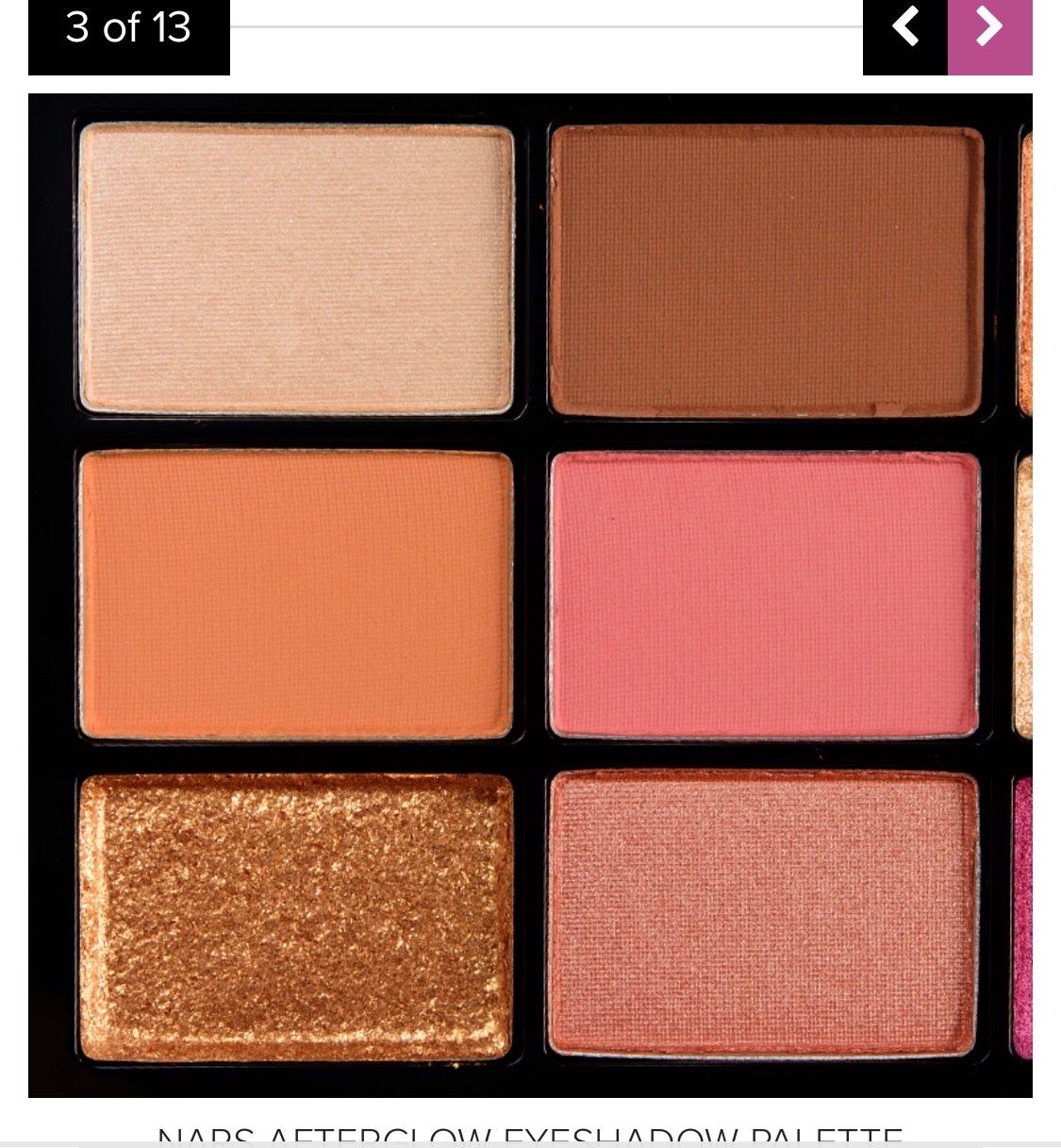 Nars Make-up: NARS Afterglow Lidschatten Palette - Limited Edition – Gebraucht aus Wohlen AG von kissne4 2