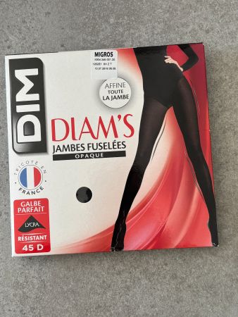 Dim Diam's Jambes Fuselées Opaque 45D renforcé taille S