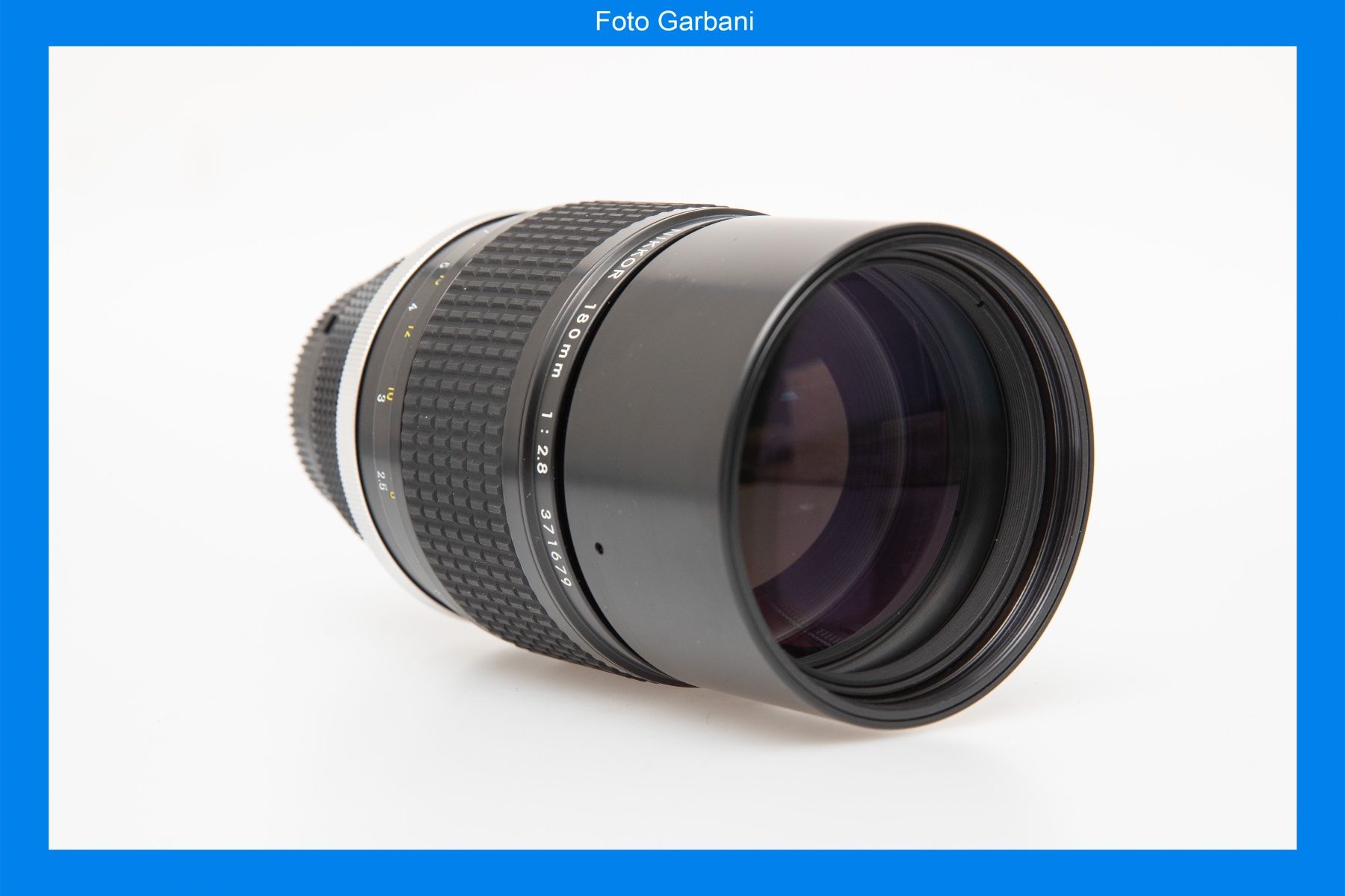 Nikon Obiettivi: Nikon Nikkor 180mm f2.8 – Usato da Muralto venduto da FotoGarbani 1