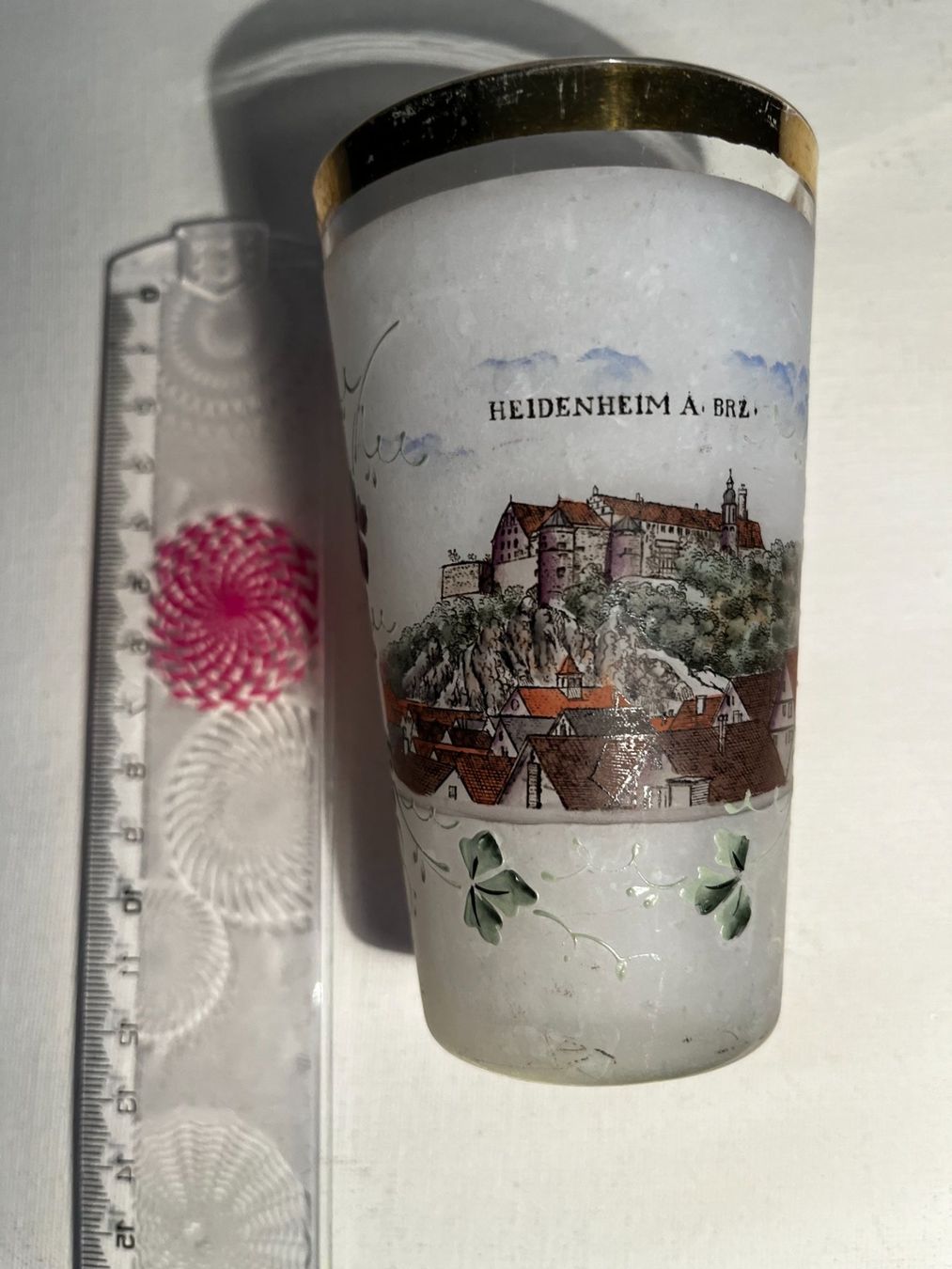 Gläser: Antik Andenken Glas Heidenheim – Gebraucht aus Zürich von suschi04