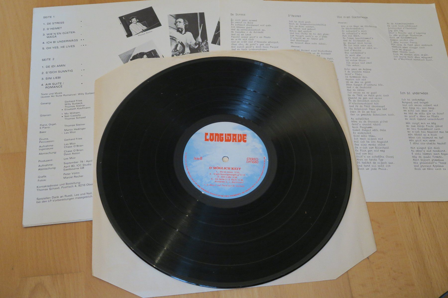 Dischi in vinile: Long Wave – D'Möglichkeit – Usato da Thun venduto da Karibu70 3