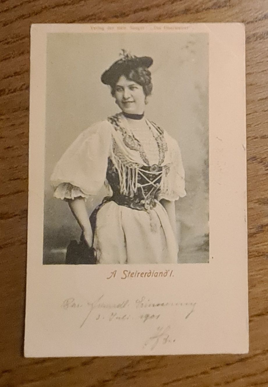 Cartoline postali: Steirerdirndl 1901 – Usato da Ebikon venduto da Donar50