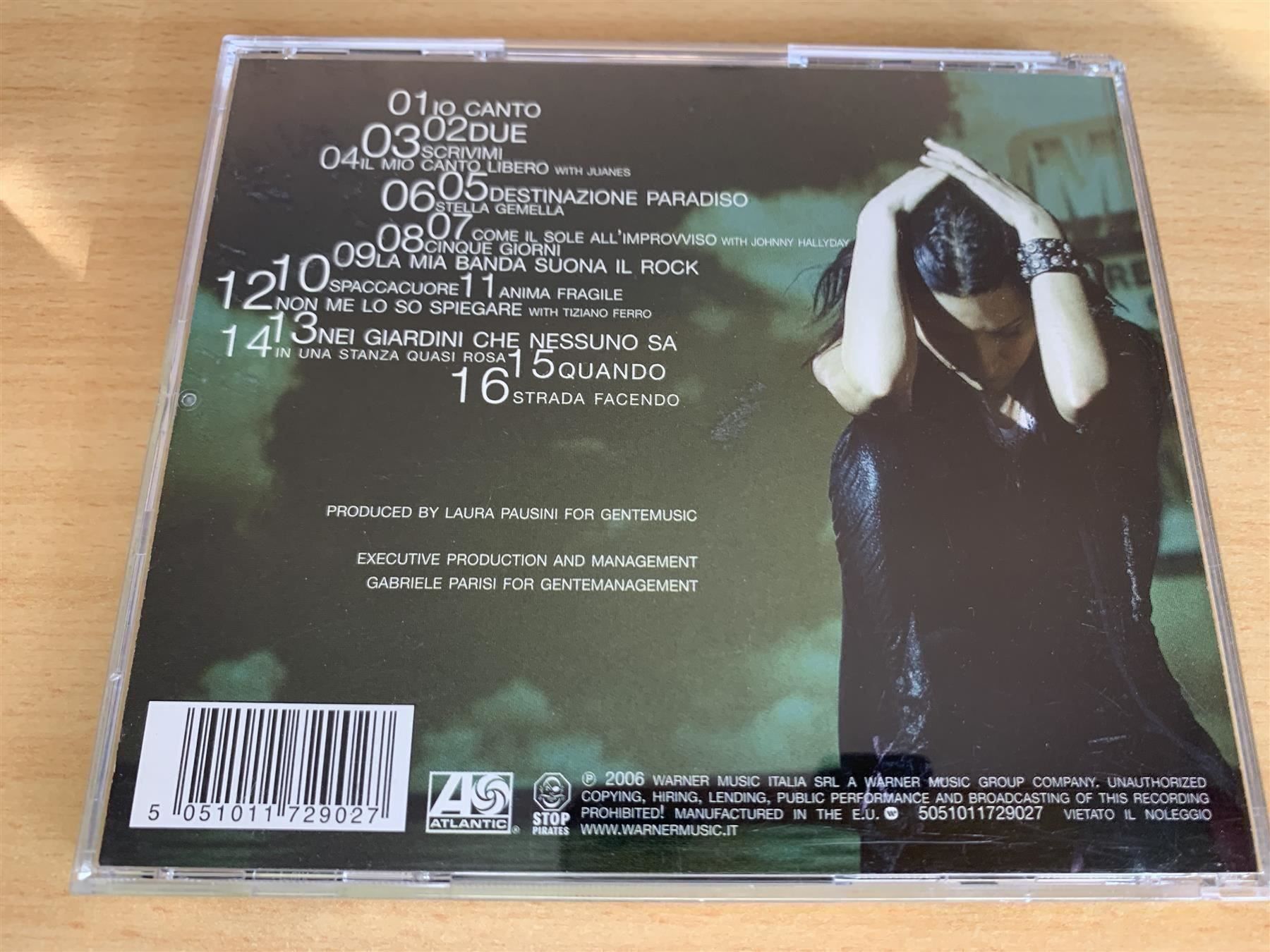 CD: Laura Pausini – Io Canto – Usato da Rikon im Tösstal venduto da Alpenmutz 1