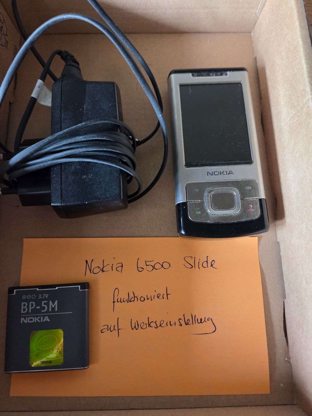 Nokia 6500 Slide (6500s-1) | Carl Zeiss | funktionsfähig (Gebraucht) in ...