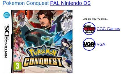Nintendo Jeux: RARE Pokémon Conquest Packaging & Instructions (! NO GAME !) – D'occasion à Pambio Noranco par Pol69 8