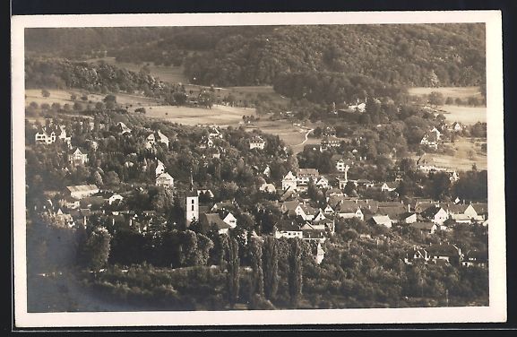 Cartoline postali: Riehen, Totalansicht aus der Vogelschau – Usato da Berlin venduto da bartko-reher