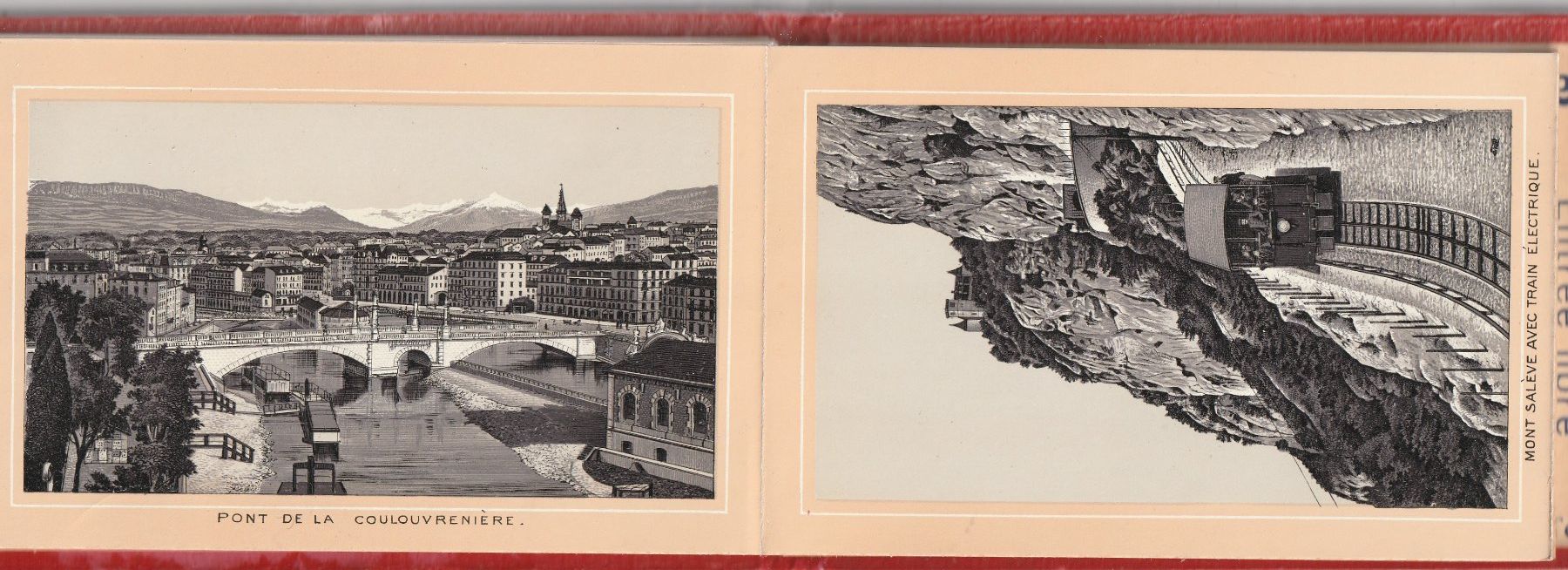 Cartoline postali: Genf Chromo-Leporello ca. 1890 – Usato da Rorschacherberg venduto da fratovi2 5