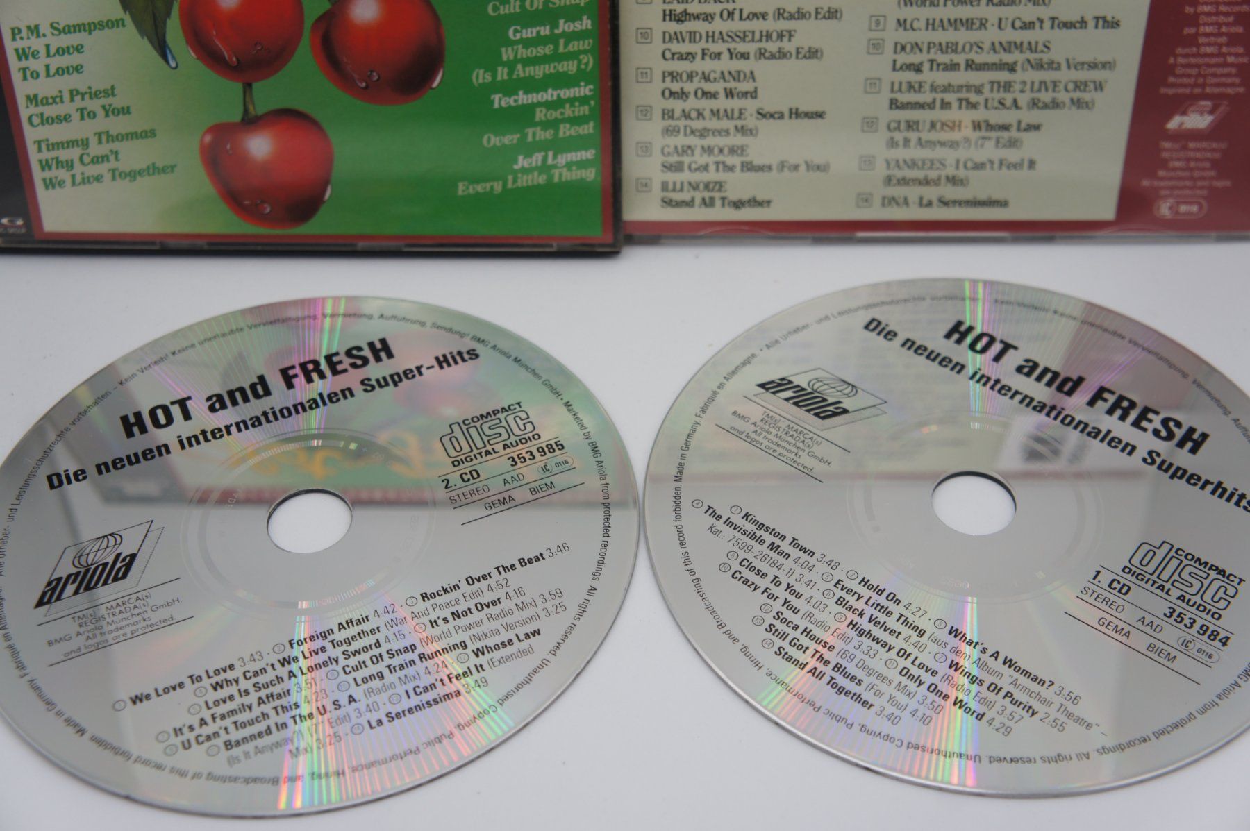 CDs: 2 CD Hot And Fresh #4 / 1990 / Snap Technotronic Gary Moore – Gebraucht aus Ernetschwil von luisvonerni 3