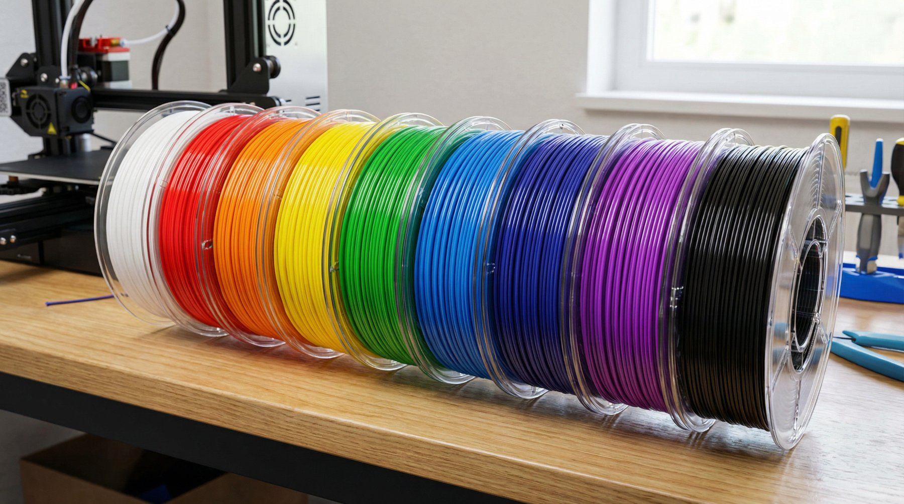 Stampanti 3D: ABS+ Filament, 1.75 mm, 1 kg, Weiss – Nuovo e nell'imballaggio originale da Uffikon venduto da DisimaTec 2