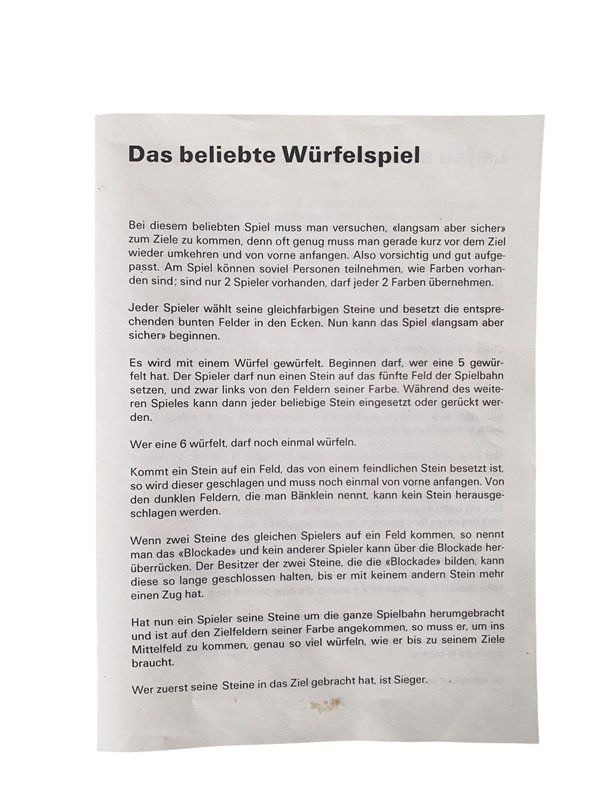 Carlit Spiele: CARLIT Eile das beliebte Würfelspiel – Gebraucht aus Wangen b. Olten von Restwert_Wangen 4