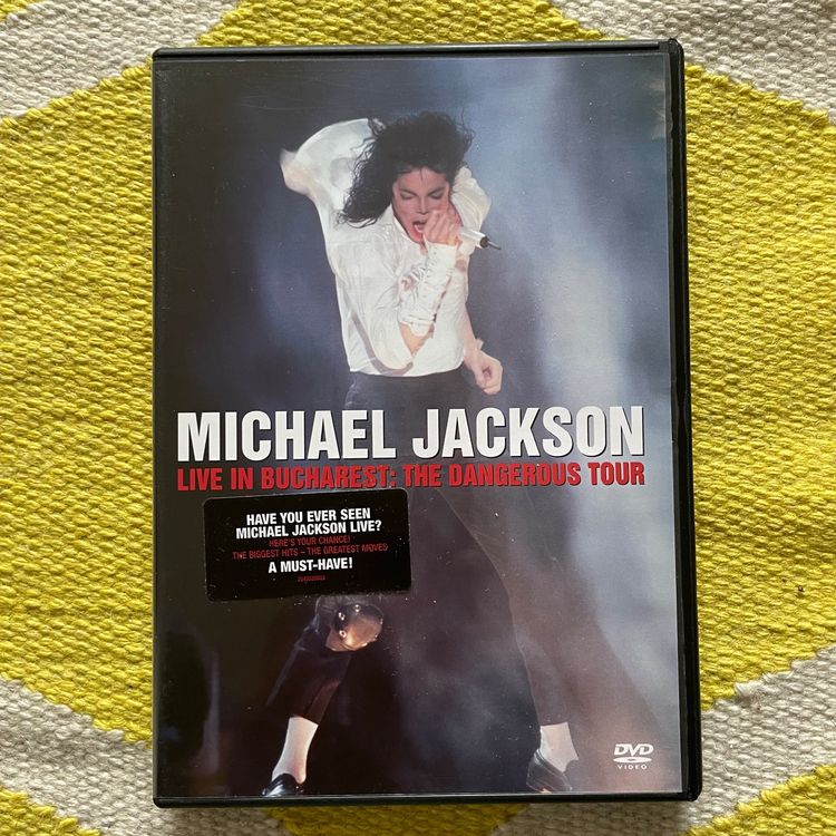 MICHAEL JACKSON DVD LIVE IN BUCHSTEST THE DANGEROUS TOUR Gebraucht 