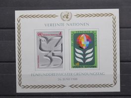 UN Wien 1980 35 Jahre Jubilee Block 1 **