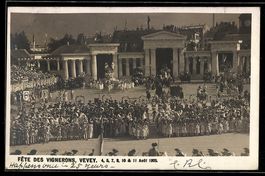 AK Vevey, Fete des Vignerons 1905, 1905