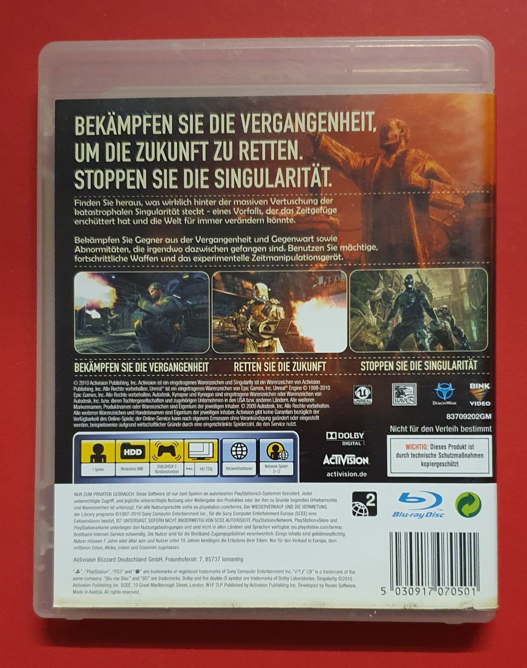 Sony Giochi: Sony PlayStation 3 Game (PS3) Singularity – Usato da Illnau venduto da BoFrost 2
