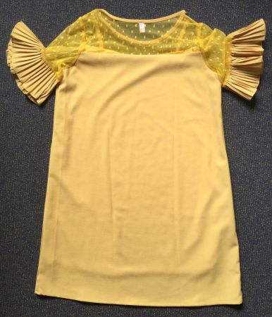 Bluse Gr. S luftig Sommer gelb Grösse 36
