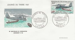 Côte d'Ivoire - journée du timbre 1967 - 25.03.67