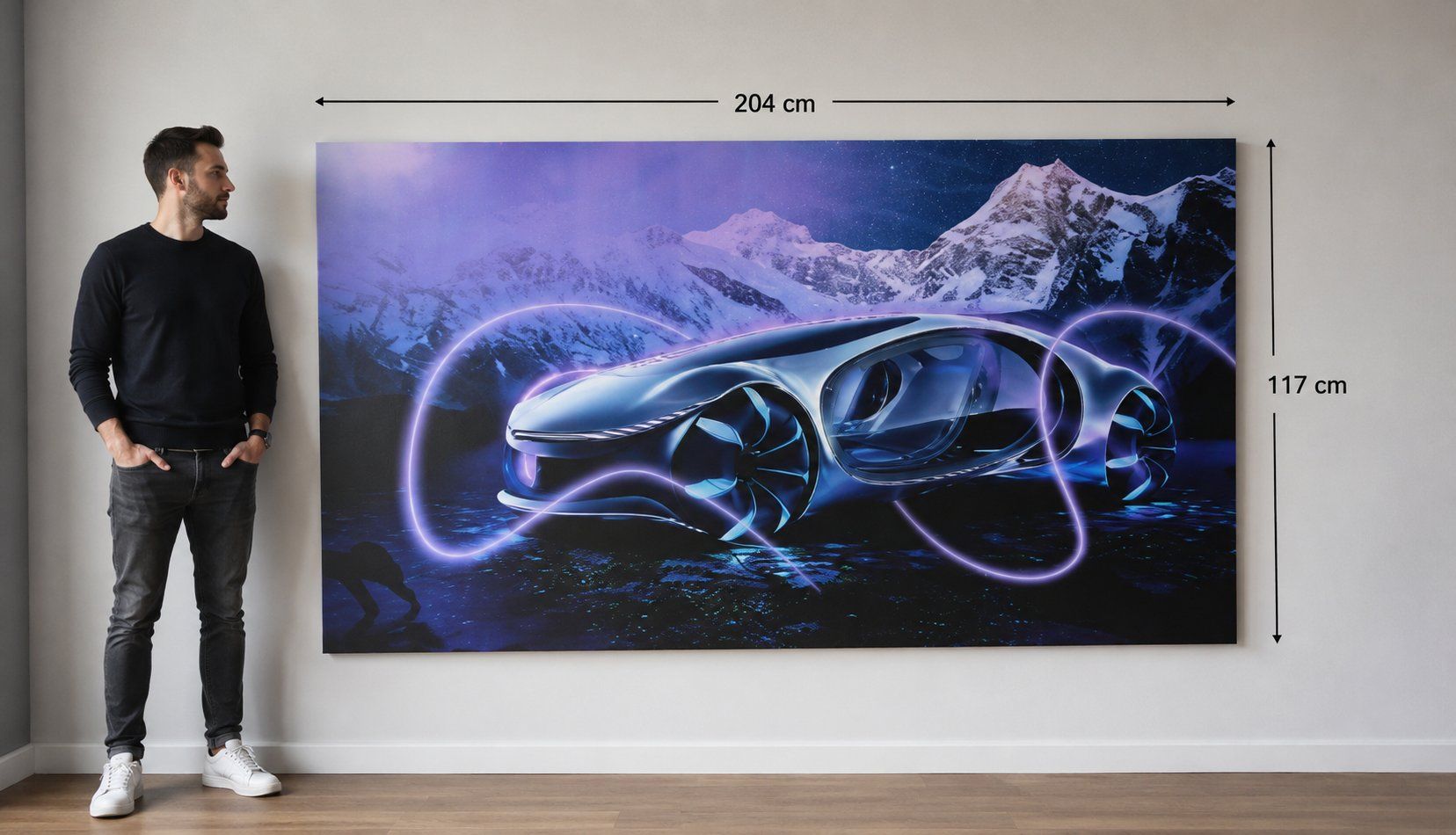 Foto & Immagini: Auto Wandbild | Futuristisches Design | – Nuovo e nell'imballaggio originale da Tann venduto da KLICKPUK