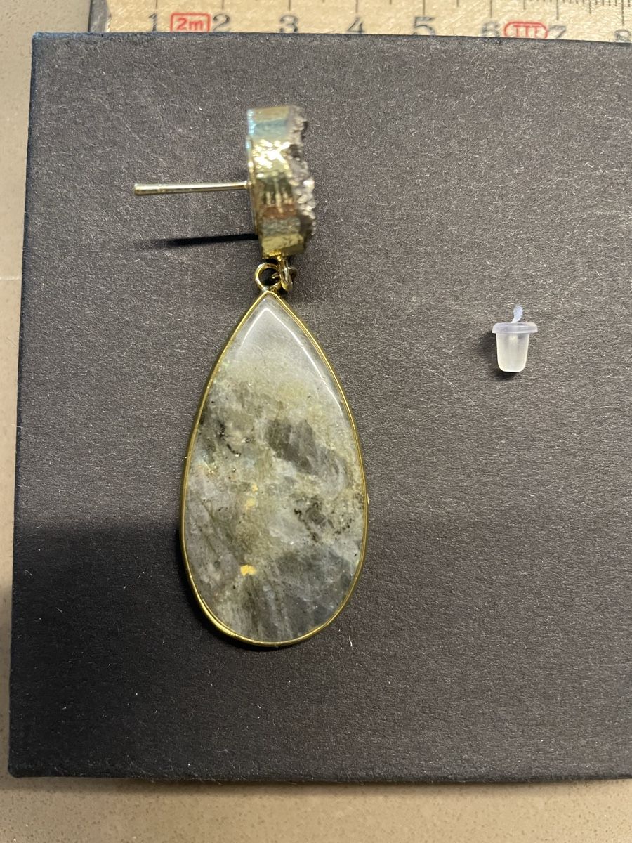 Ohrringe & -stecker: NEW Druzy & Labradorite Drop Earrings, PANACEA – Neu und originalverpackt aus Oberwil BL von Stellochkas 5