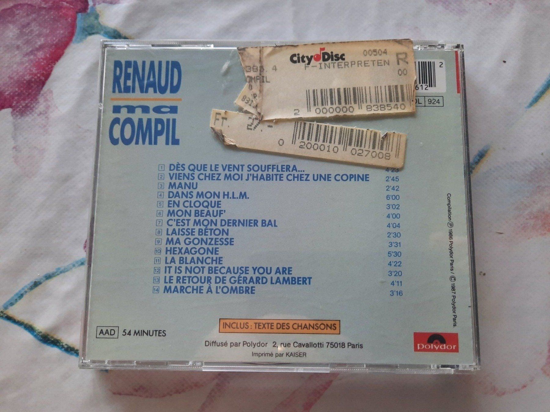 CDs: CD Renaud - Ma compil – D'occasion à Pully par bro_n52j 1