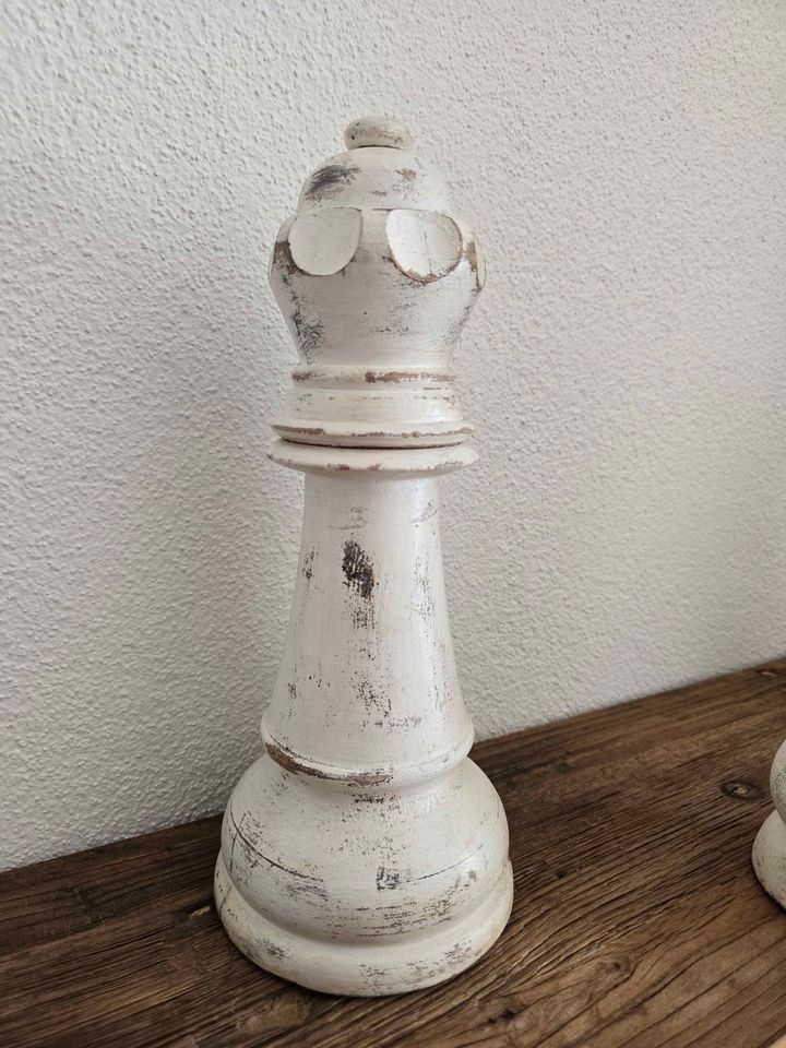 Figuren: Shabby Chic Holz Schach Figuren Versand Möglich – Neu (gemäss Beschreibung) aus Weggis von bdrm48 2