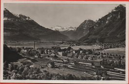 ZIEGELBRÜCKE Bahnhof mit Blick gegen Niederurnen
