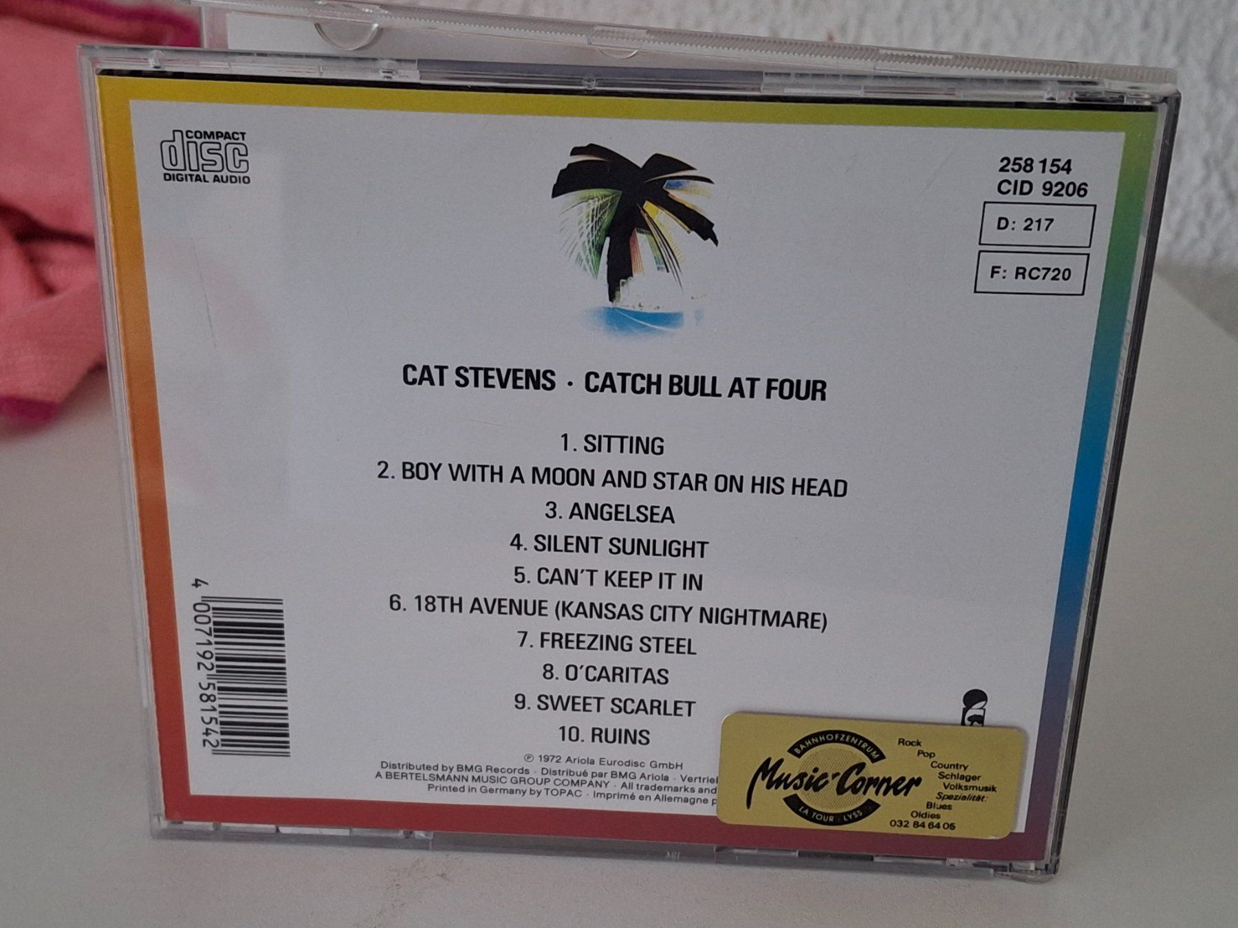 CD: CD Cat Stevens - Catch Bull At Four – Usato da Aarberg venduto da Jackup1 1