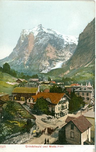 Ansichtskarten: Grindelwald - und Wetterhorn + c1910 – Gebraucht aus Emmenbrücke von teestube