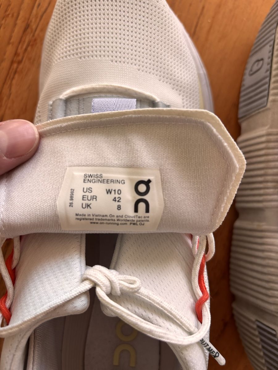 On Scarpe da uomo: ON Cloudswift White/Orange Running Shoes Size  – Usato da Zürich venduto da Grothschild 1