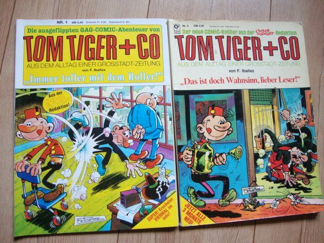Comic TOM TIGER + CO. Nr. 1+4 ( wie Clever & Smart ) (Gebraucht) in ...