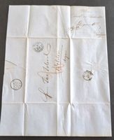 Brief mit Stempel von 1858