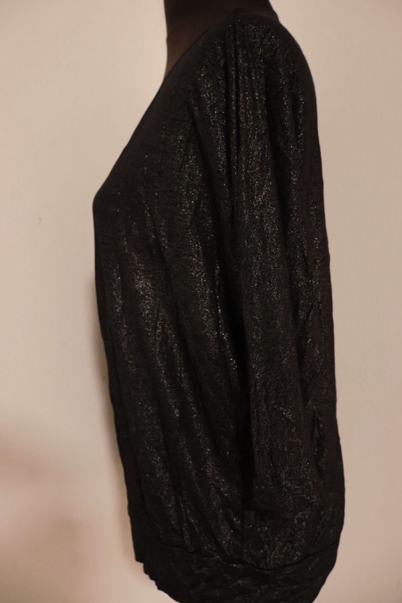 Camicette: Schwarzer Glitzer Bluse festlich und warm, Grösse L – Nuovo (secondo la descrizione) da Bösingen venduto da ash_jnn8 3