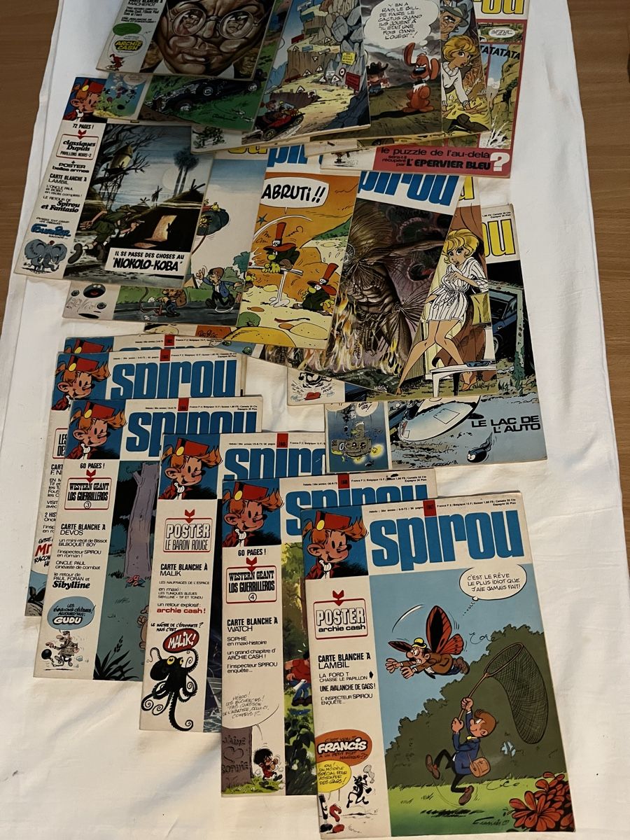 Fumetti: Spirou Comichefte 1973  Hebdo 22stk – Usato da bretzwil venduto da nightflasher 4