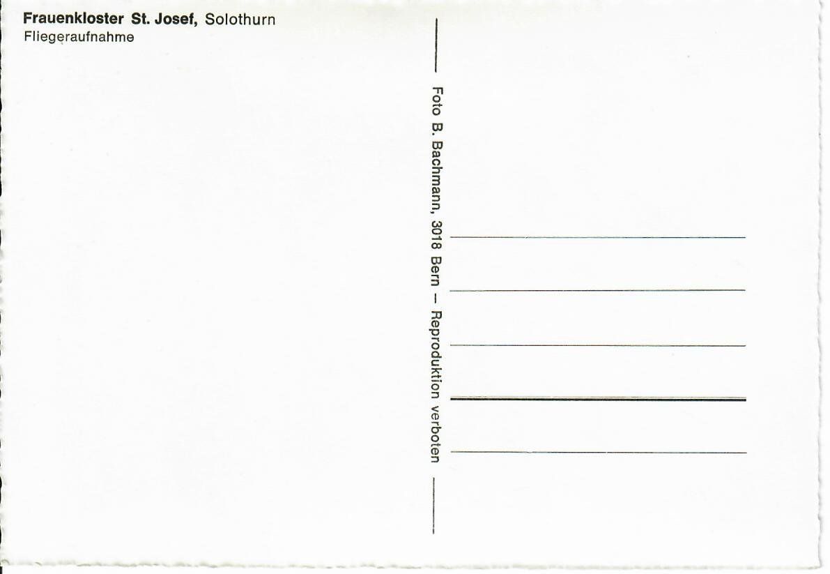Cartoline postali: Frauenkloster St.Josef Solothurn – Usato da Hochdorf venduto da Ziegel-16 1