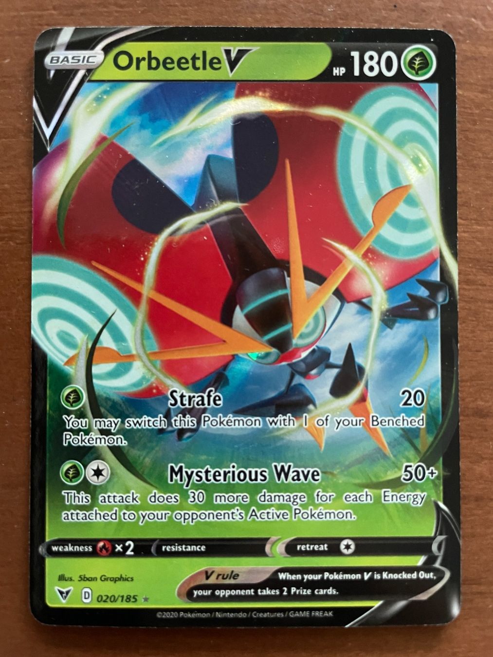Pokémon Carte collezionabili: Pokemon Orbeetle V (Versand gratis) – Nuovo (secondo la descrizione) da Chur venduto da Angerson