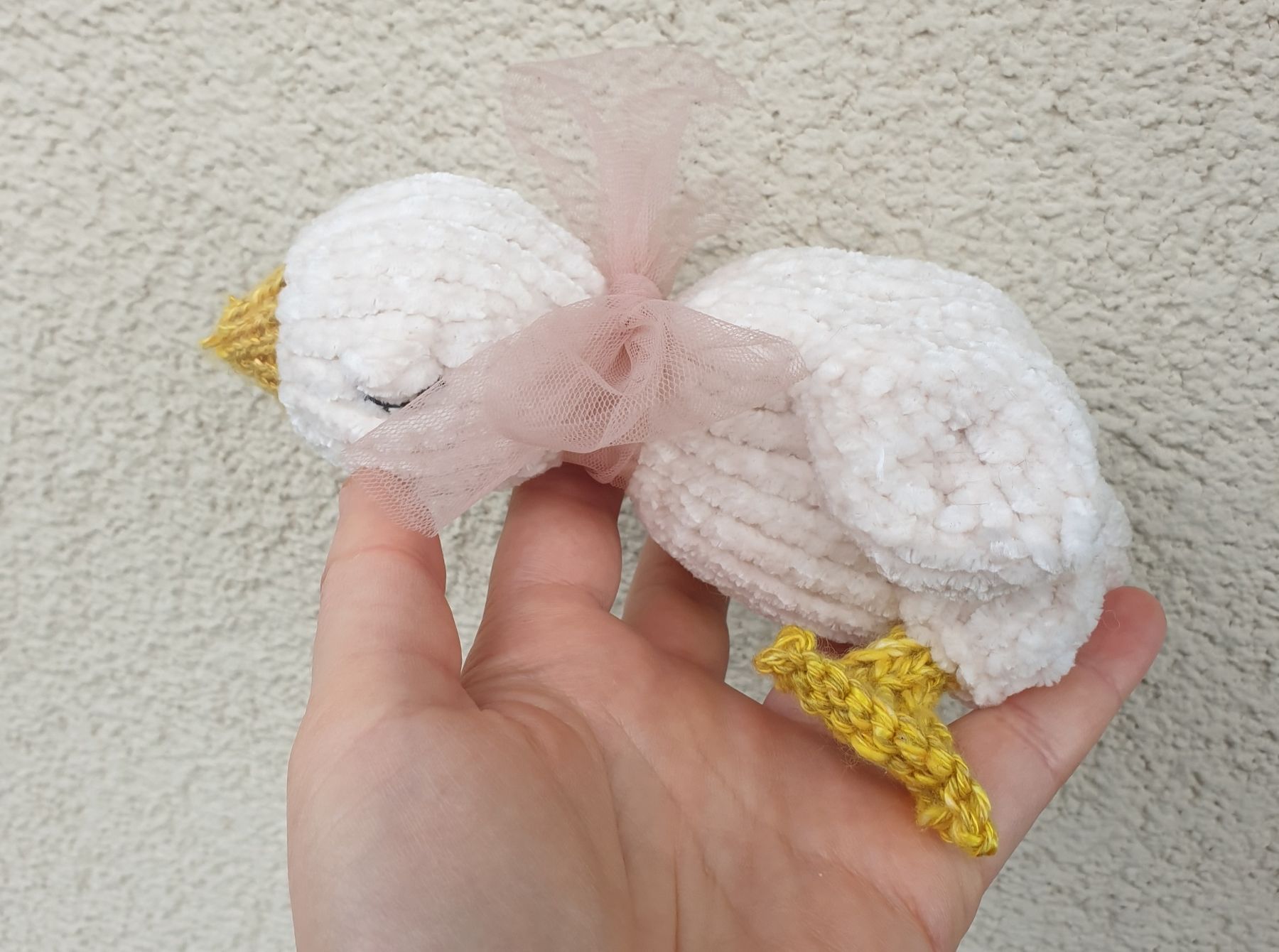 Tutte le decorazioni: Handgestrickten Gans OOAK Dekor circa 16 cm – Nuovo (secondo la descrizione) da Gelterkinden venduto da Macrameed 2