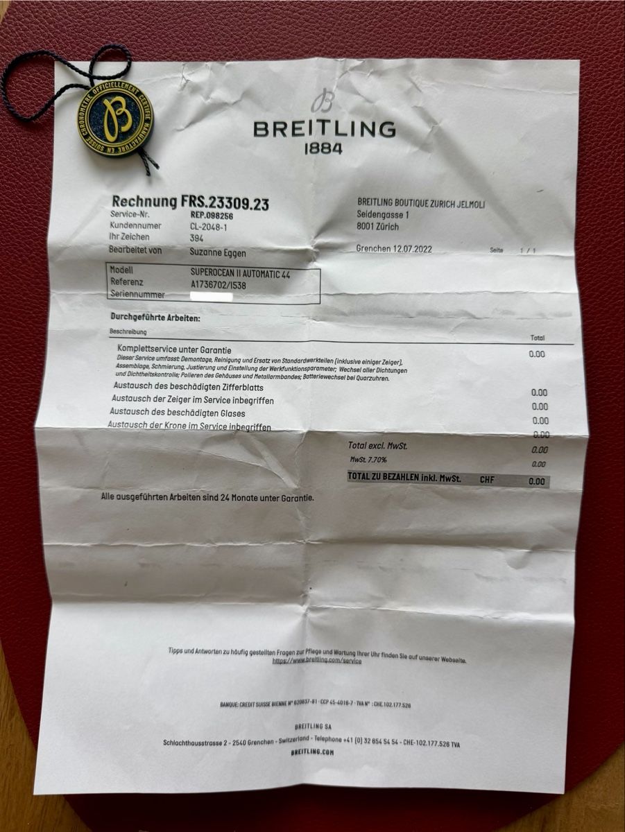 Breitling Orologi: Breitling Superocean 44 Automatic Full Set – Nuovo (secondo la descrizione) da Horgen venduto da enisade 3