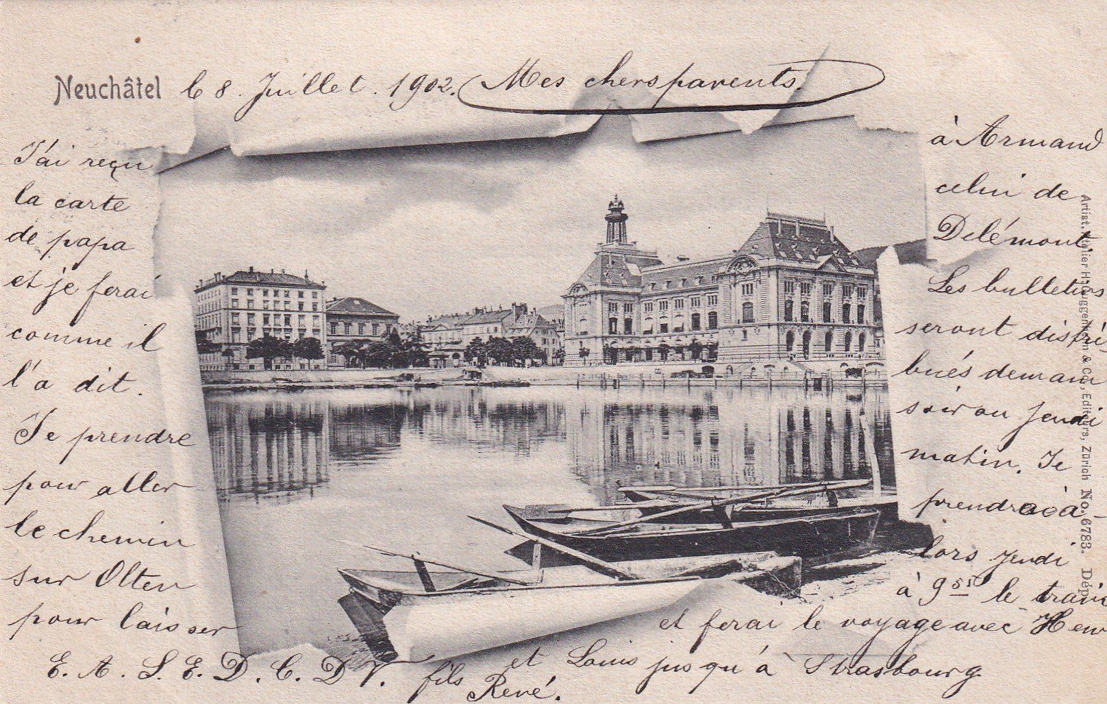 Cartoline postali: Neuchâtel 1902 – Usato da Cormoret venduto da Pascalll2001