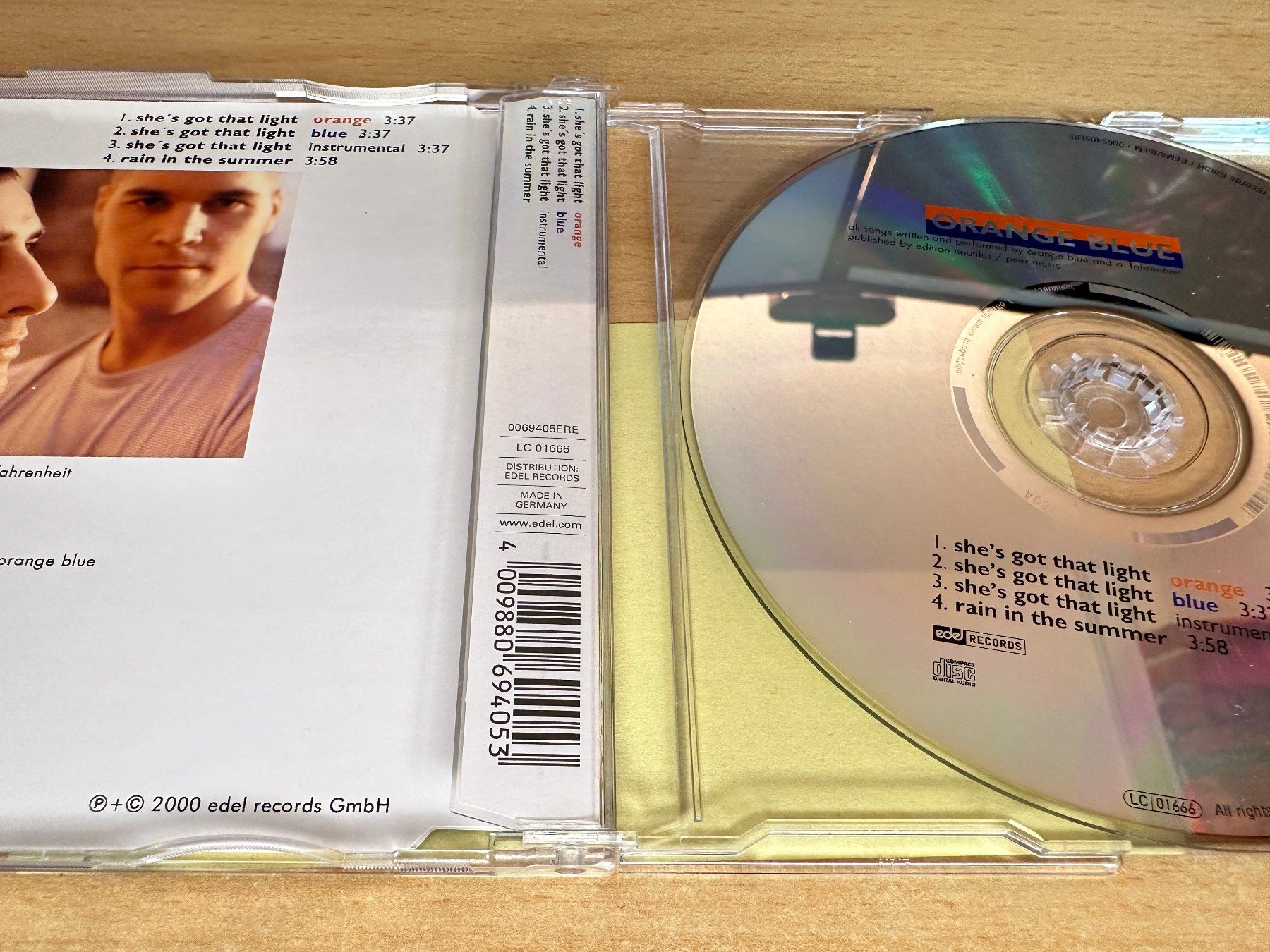 CD: Orange Blue – She's Got That Light - Maxi  Single CD – Usato da Rikon im Tösstal venduto da Alpenmutz 1
