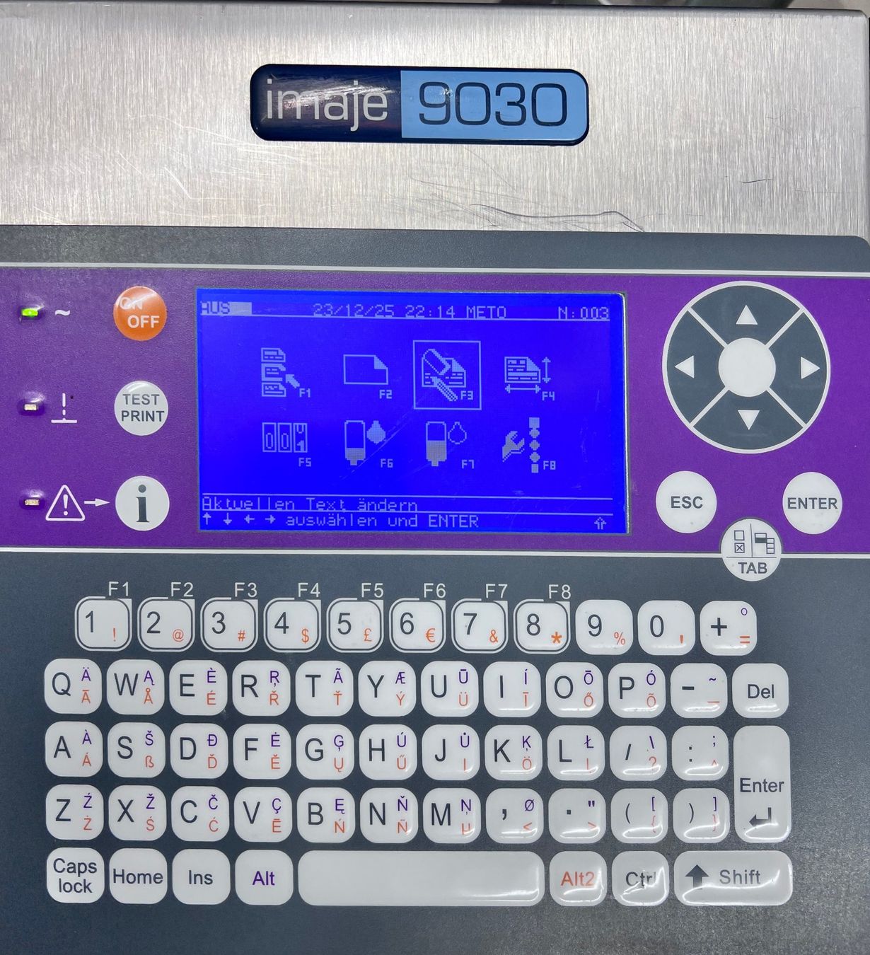 Accessori da laboratorio: Markem Imaje 9030 Compact Inkjet Printer – Usato da Niederdorf venduto da LeptonAG_Labor 6