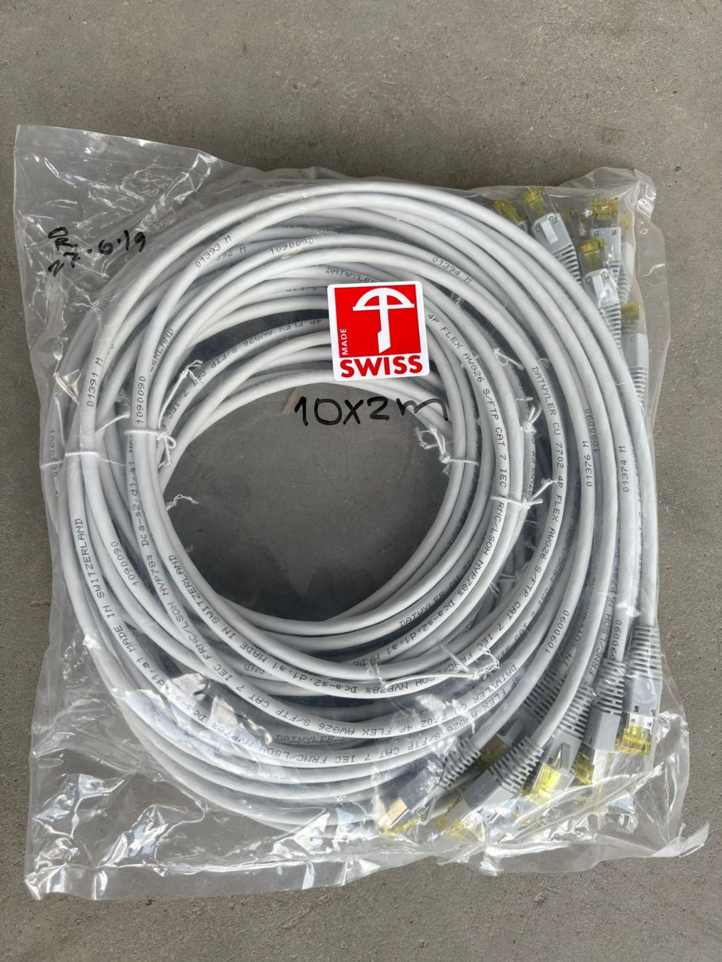 Cavi: Ethernet Kabel Cat.7 / 2 Meter / 10 Stück – Usato da Sursee venduto da Network_41AG 1