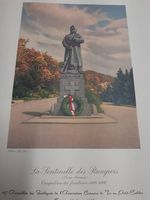 Lithographie Sentinelle des Rangiers 1914-1918