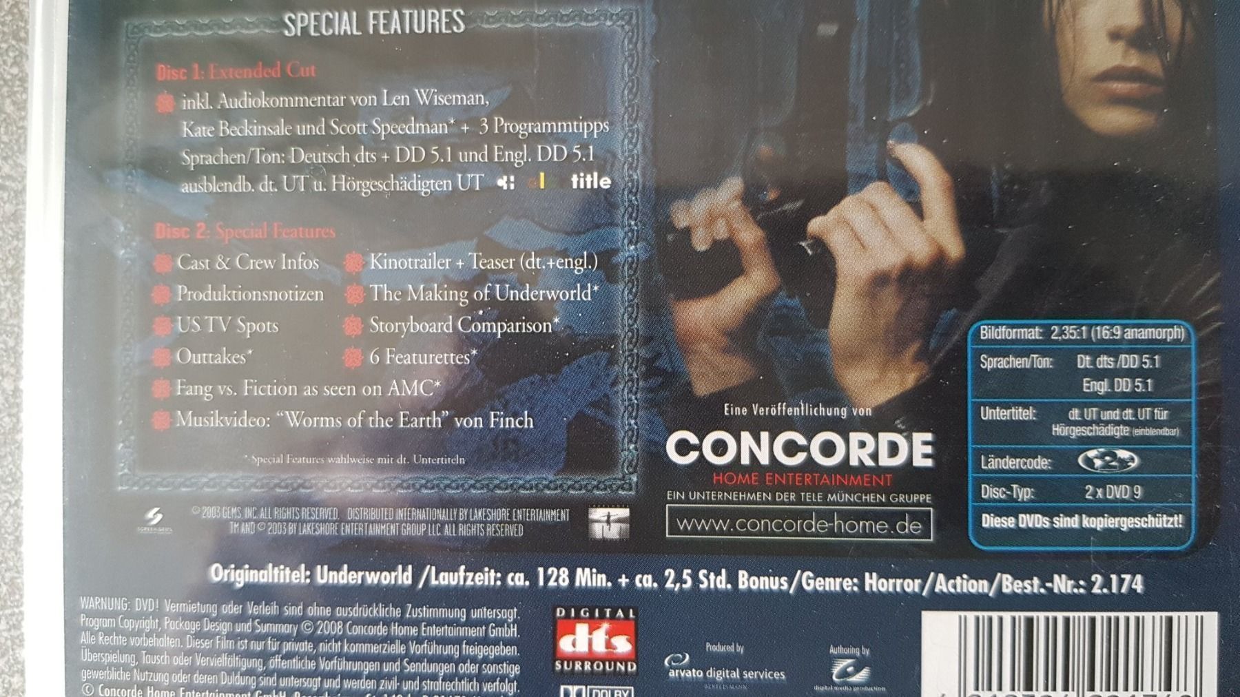 Tutti i DVDs: DVD Underworld – Usato da Oetwil am See venduto da fineli2 1