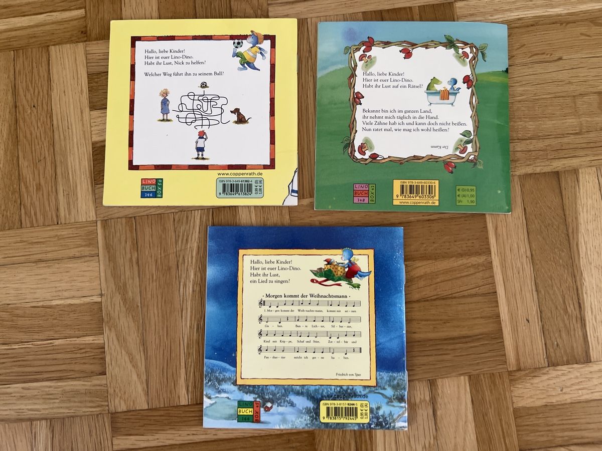 Bücher: 3 x Lino-Bücher – Gebraucht aus Zuchwil von Commander0 1