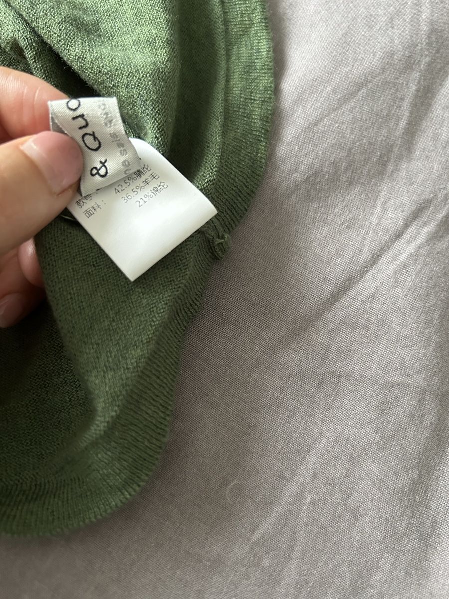 Pullover & Sweatshirts: Wool Green Sweater for Sale – Neu und originalverpackt aus Zug von luc_8rvs 2